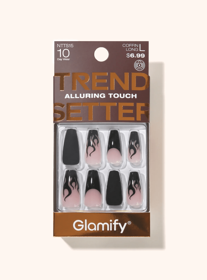 Glamour Us_Absolute New York_Nails_Trendsetter Press On Nails - Coffin Long__NTTS15 The best affordable Latina and Mexican makeup, beauty and cosmetics supply store in Chula Vista, San Diego