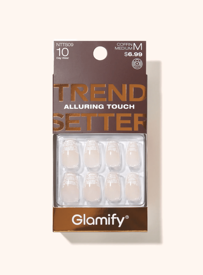 Glamour Us_Absolute New York_Nails_Trendsetter Press On Nails - Coffin Medium__NTTS09 The best affordable Latina and Mexican makeup, beauty and cosmetics supply store in Chula Vista, San Diego