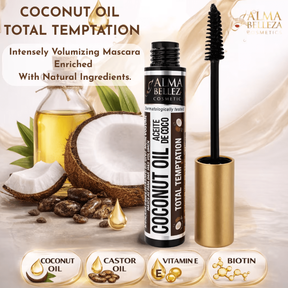 Glamour Us_Alma Belleza_Makeup_Coconut Oil - Eyelash Mascara__AB101 The best affordable Latina and Mexican makeup, beauty and cosmetics supply store in Chula Vista, San Diego