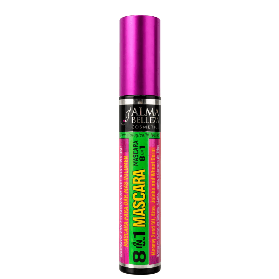 Glamour Us_Alma Belleza_Makeup_Intense Black - 8 en 1 Eyelash Mascara__AB106 The best affordable Latina and Mexican makeup, beauty and cosmetics supply store in Chula Vista, San Diego