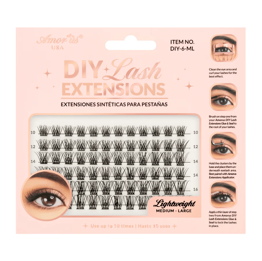 Glamour Us_Amorus_Lashes_6 - Diy Lash Extensions (Medium - Large)__DIY - 6 - ML The best affordable Latina and Mexican makeup, beauty and cosmetics supply store in Chula Vista, San Diego