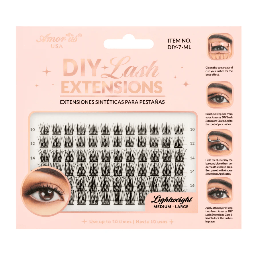Glamour Us_Amorus_Lashes_7 - Diy Lash Extensions (Medium - Large) r__DIY - 7 - ML The best affordable Latina and Mexican makeup, beauty and cosmetics supply store in Chula Vista, San Diego