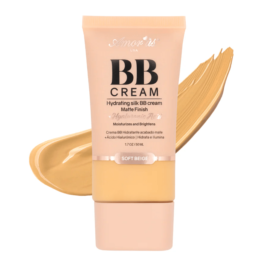 Glamour Us_Amorus_Makeup_BB Cream With Hyaluronic Acid_Soft Beige_CO-BBFN-02 The best affordable Latina and Mexican makeup, beauty and cosmetics supply store in Chula Vista, San Diego