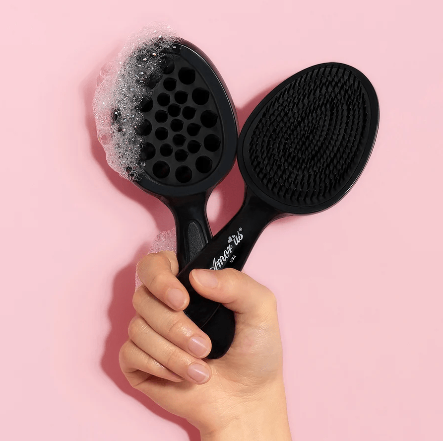 Glamour Us_Amorus_Hair_Dual - Brush Scalp Care &amp; Detangling Brush__DBRUSH-03 The best affordable Latina and Mexican makeup, beauty and cosmetics supply store in Chula Vista, San Diego
