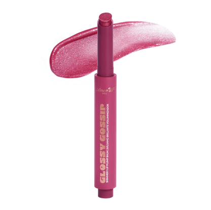 Glamour Us_Amorus_Makeup_Glossy Gossip Shimmer Lip Plump Balm_Cherry Secret_CO-GCL-03 The best affordable Latina and Mexican makeup, beauty and cosmetics supply store in Chula Vista, San Diego