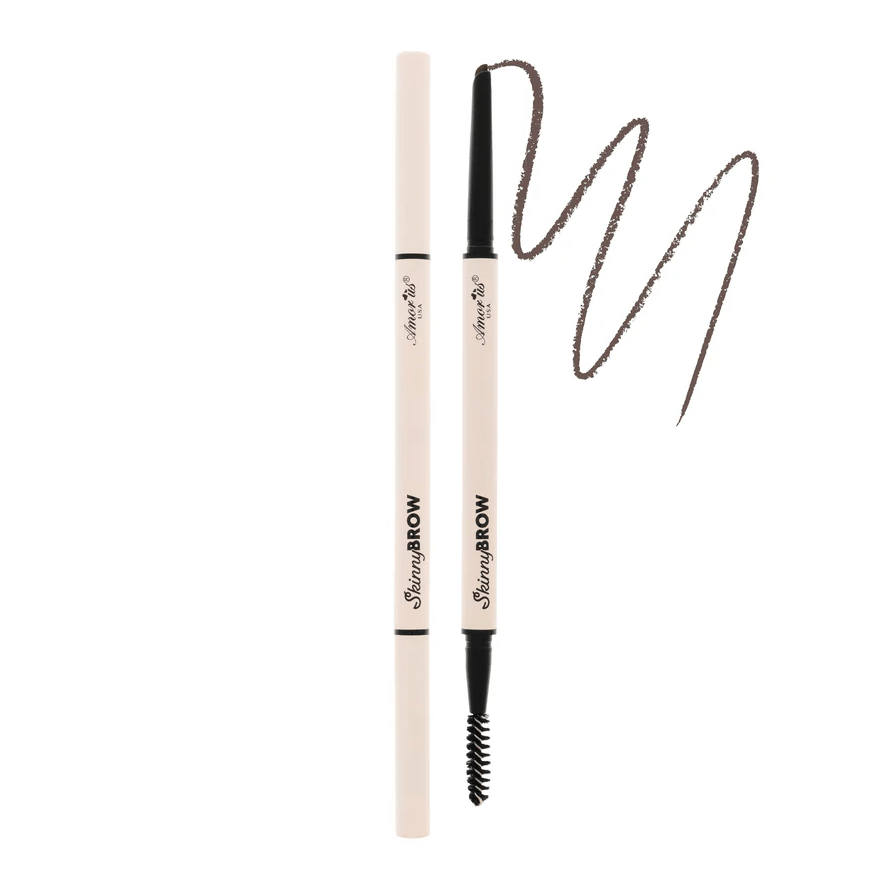 Glamour Us_Amorus_Makeup_Skinny Eyebrow Pencil_Dark Brown_CO - SBP - 03 The best affordable Latina and Mexican makeup, beauty and cosmetics supply store in Chula Vista, San Diego