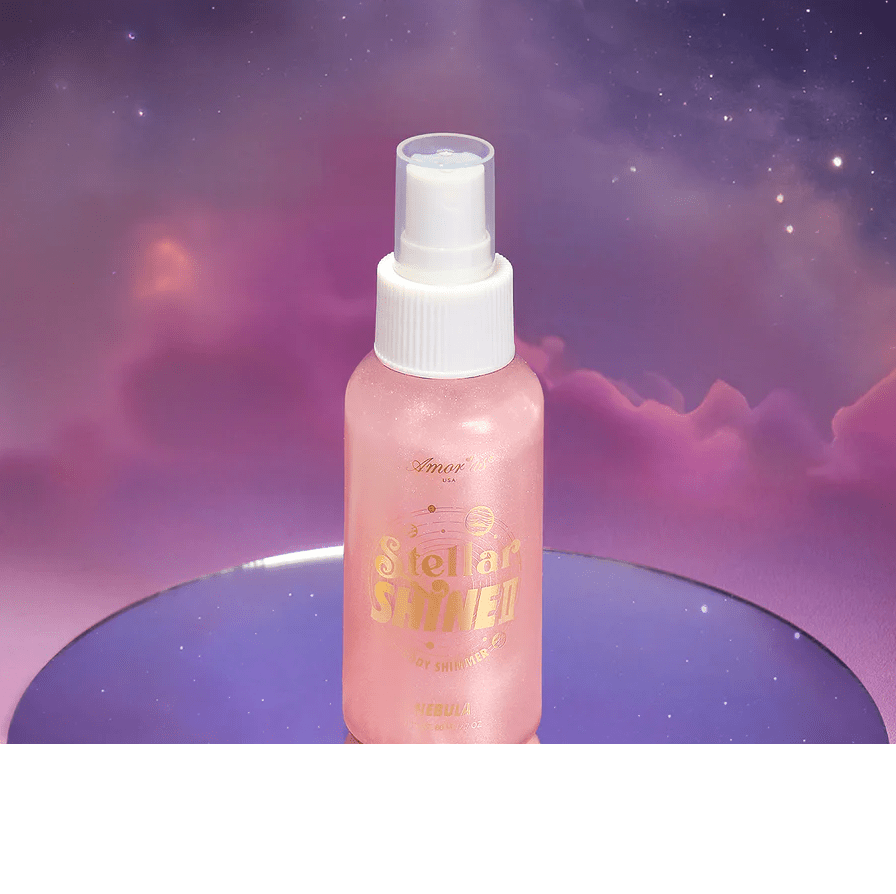 Glamour Us_Amorus_Makeup_Stellar Shine Body Shimmer II Spray_Nebula_CO-BGSN-02