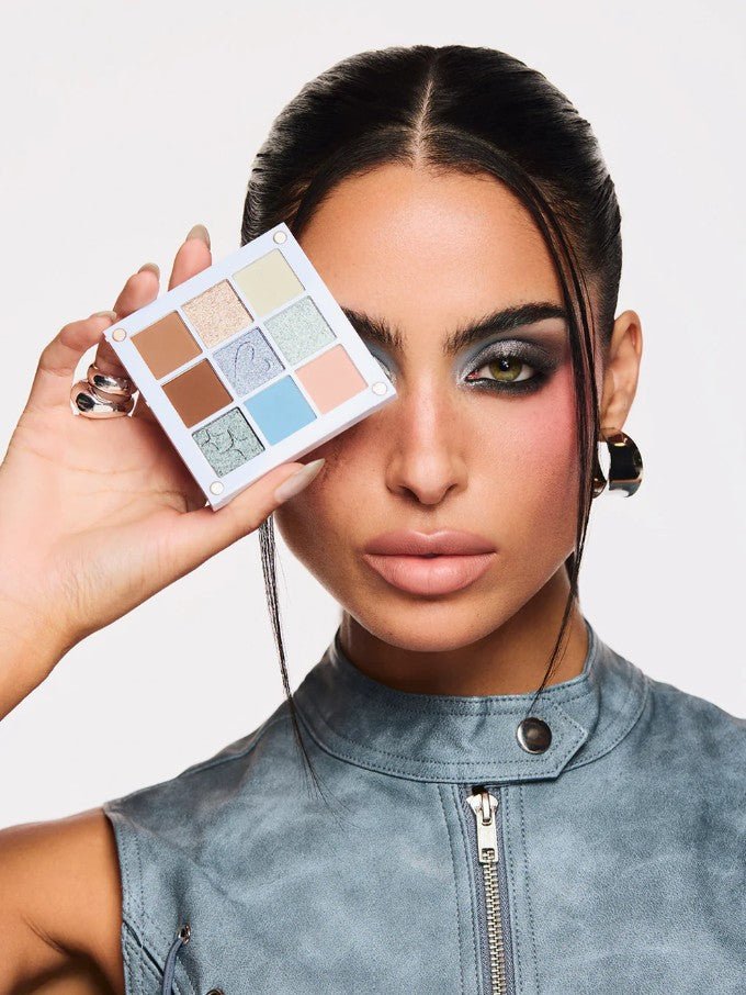 Glamour Us_Beauty Creations_Makeup_9 Color Palettes - Demin Blues__9SP-DB The best affordable Latina and Mexican makeup, beauty and cosmetics supply store in Chula Vista, San Diego