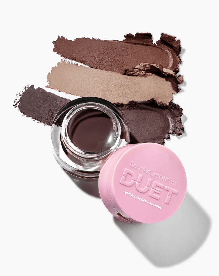 Glamour Us_Beauty Creations_Makeup_Duet Brow Powder + Pomade_Blonde_DUET-POD1 The best affordable Latina and Mexican makeup, beauty and cosmetics supply store in Chula Vista, San Diego