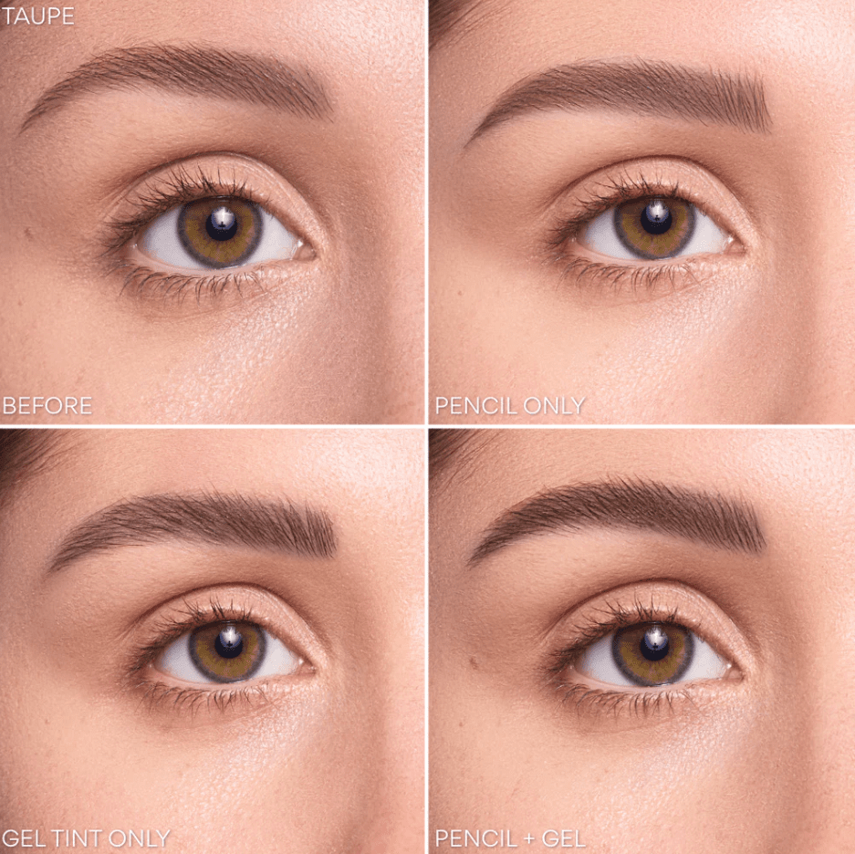 Glamour Us_Beauty Creations_Makeup_Duet Gel Tint + Brow Pencil_Taupe_DUET-BP2 The best affordable Latina and Mexican makeup, beauty and cosmetics supply store in Chula Vista, San Diego