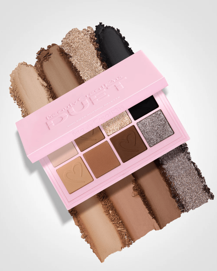 Glamour Us_Beauty Creations_Makeup_Duet Mini Snap Eyeshadow Palette - Grungy Greys__DUET - PAL6 The best affordable Latina and Mexican makeup, beauty and cosmetics supply store in Chula Vista, San Diego
