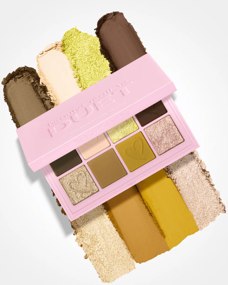 Glamour Us_Beauty Creations_Makeup_Duet Mini Snap Eyeshadow Palette - Modern Greens__DUET - PAL2 The best affordable Latina and Mexican makeup, beauty and cosmetics supply store in Chula Vista, San Diego