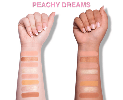 Glamour Us_Beauty Creations_Makeup_Duet Mini Snap Eyeshadow Palette - Peachy Dreams__DUET - PAL4 The best affordable Latina and Mexican makeup, beauty and cosmetics supply store in Chula Vista, San Diego