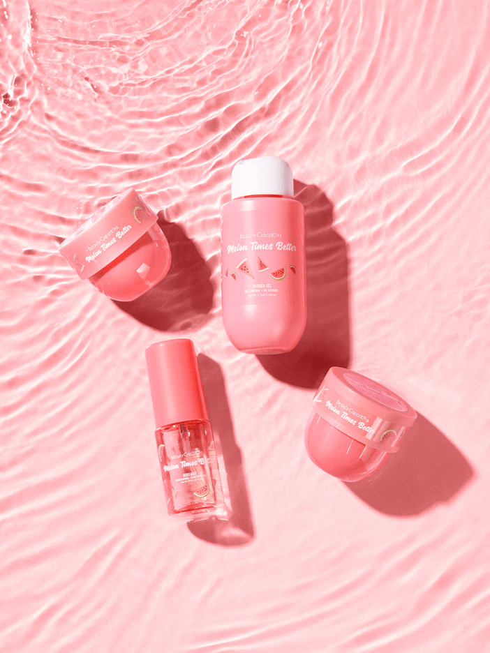 Glamour Us_Beauty Creations_Skincare_Melon Times Better - Sweet Dose Mini Body Care Kit__SD-TB4 The best affordable Latina and Mexican makeup, beauty and cosmetics supply store in Chula Vista, San Diego