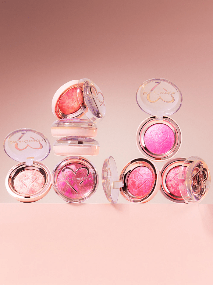 Glamour Us_Beauty Creations_Makeup_Mineralized Marble Blush_Peach Flame_MMB-01 The best affordable Latina and Mexican makeup, beauty and cosmetics supply store in Chula Vista, San Diego