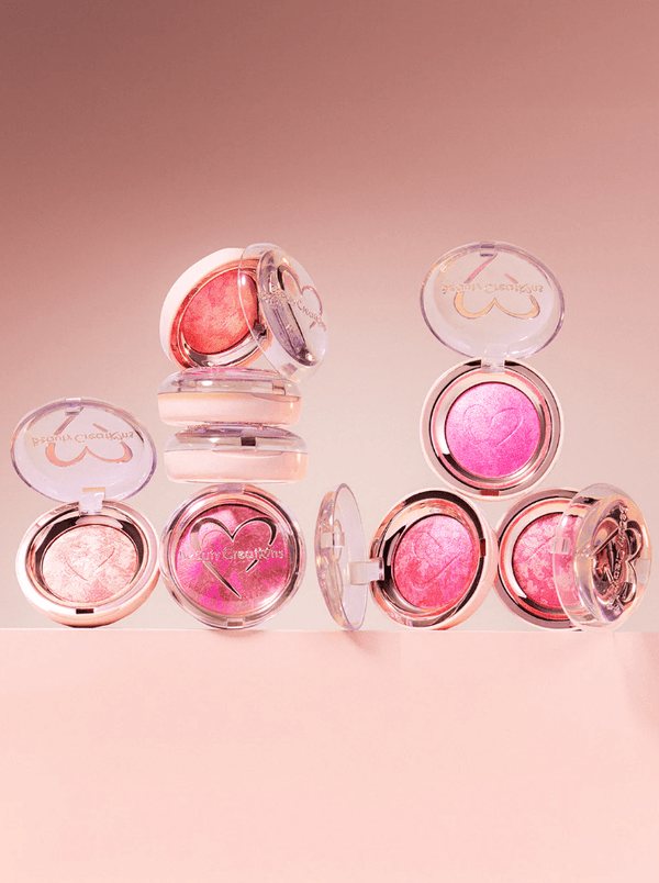 Glamour Us_Beauty Creations_Makeup_Mineralized Marble Blush_Peach Flame_MMB-01 The best affordable Latina and Mexican makeup, beauty and cosmetics supply store in Chula Vista, San Diego