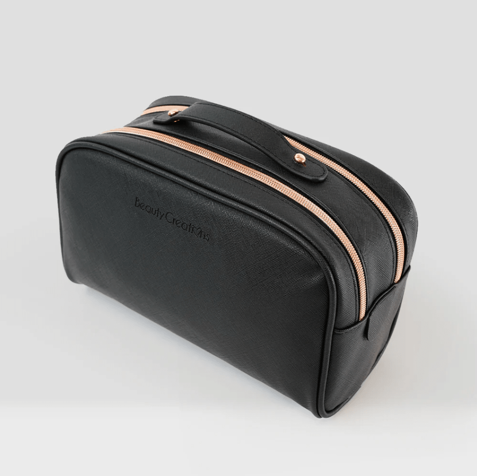 Glamour Us_Beauty Creations_Makeup_Mini Black Cosmetic Glam Pouch__CBDZ-BS The best affordable Latina and Mexican makeup, beauty and cosmetics supply store in Chula Vista, San Diego