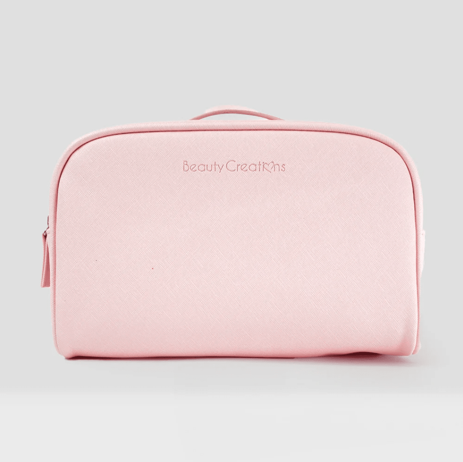 Glamour Us_Beauty Creations_Makeup_Mini Pink Cosmetic Glam Pouch__CBDZ-PS The best affordable Latina and Mexican makeup, beauty and cosmetics supply store in Chula Vista, San Diego