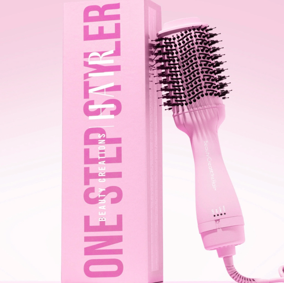 Glamour Us_Beauty Creations_Hair_One Step Styler Blow Drying Brush__OSS- PINK The best affordable Latina and Mexican makeup, beauty and cosmetics supply store in Chula Vista, San Diego