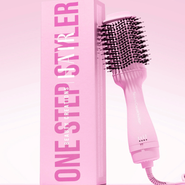 Glamour Us_Beauty Creations_Hair_One Step Styler Blow Drying Brush__OSS- PINK The best affordable Latina and Mexican makeup, beauty and cosmetics supply store in Chula Vista, San Diego