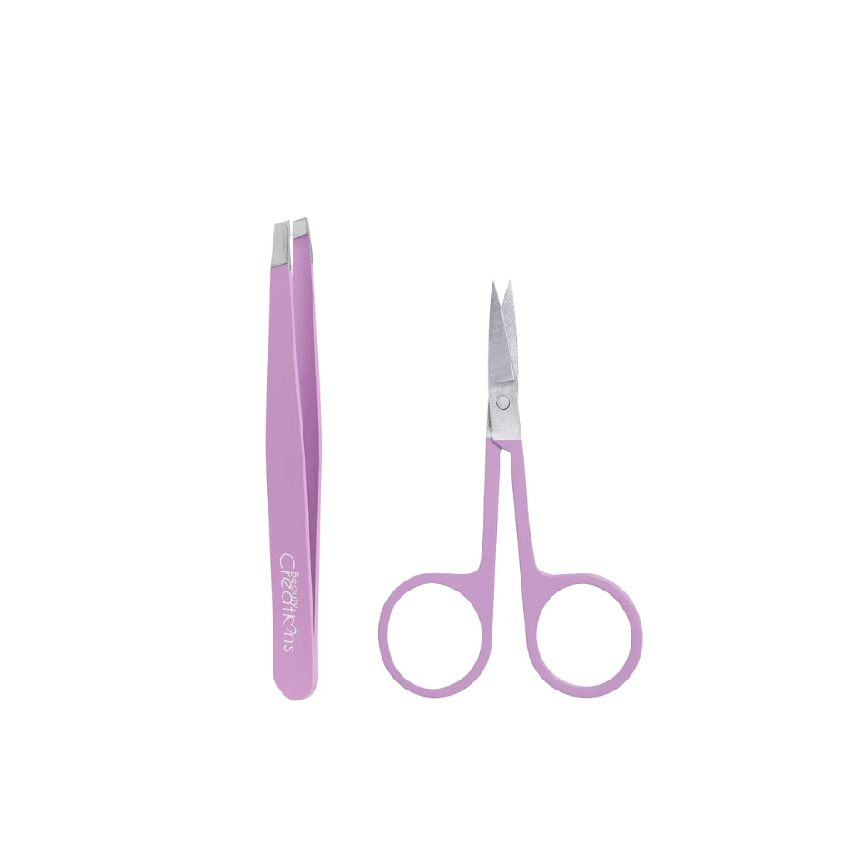 Glamour Us_Beauty Creations_Tools &amp; Brushes_Pluck &amp; Trim Brow Set__ELB2-PURPLE