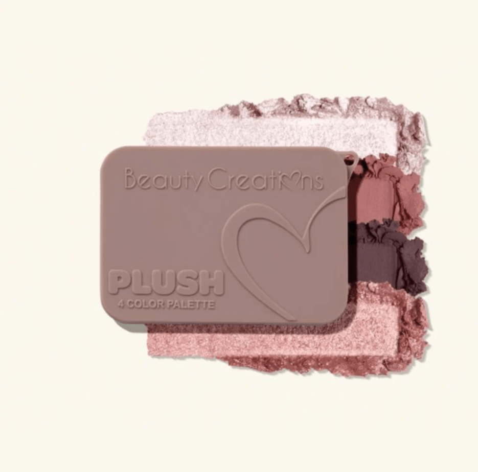Glamour Us_Beauty Creations_Makeup_Plush 4 Bouncy Color Eyeshadow Palette_Cocoa Cloud_PLP6 The best affordable Latina and Mexican makeup, beauty and cosmetics supply store in Chula Vista, San Diego