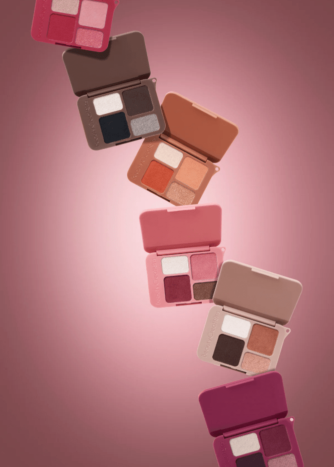 Glamour Us_Beauty Creations_Makeup_Plush 4 Bouncy Color Eyeshadow Palette_Rose All Day_PLP1 The best affordable Latina and Mexican makeup, beauty and cosmetics supply store in Chula Vista, San Diego