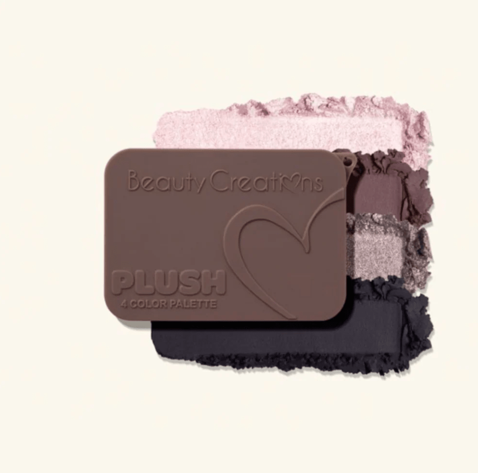 Glamour Us_Beauty Creations_Makeup_Plush 4 Bouncy Color Eyeshadow Palette_Smoke Seduction_PLP4 The best affordable Latina and Mexican makeup, beauty and cosmetics supply store in Chula Vista, San Diego