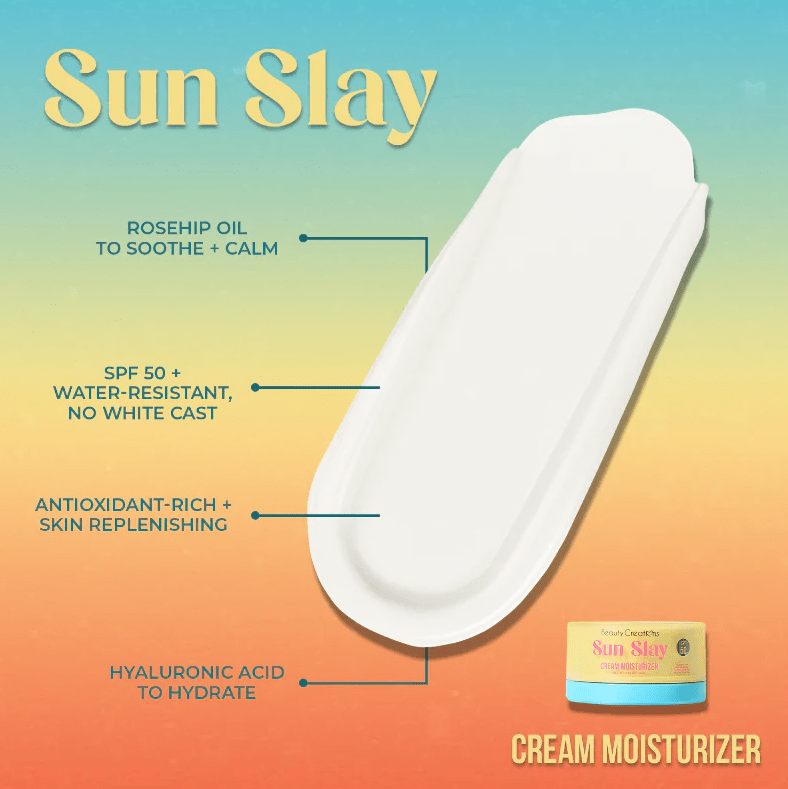 Glamour Us_Beauty Creations_Skincare_Sun Slay Cream Moisturizer__SPF-CM The best affordable Latina and Mexican makeup, beauty and cosmetics supply store in Chula Vista, San Diego