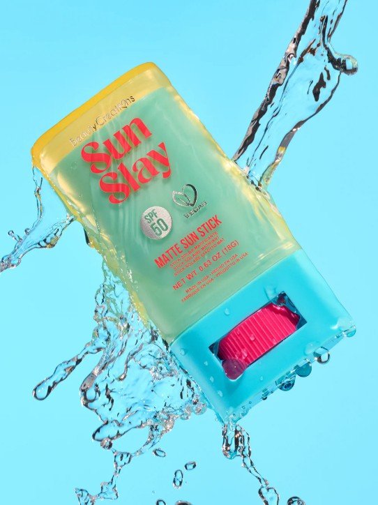 Glamour Us_Beauty Creations_Skincare_Sun Slay Matte Sun Stick with SPF 50__SPF-MS The best affordable Latina and Mexican makeup, beauty and cosmetics supply store in Chula Vista, San Diego