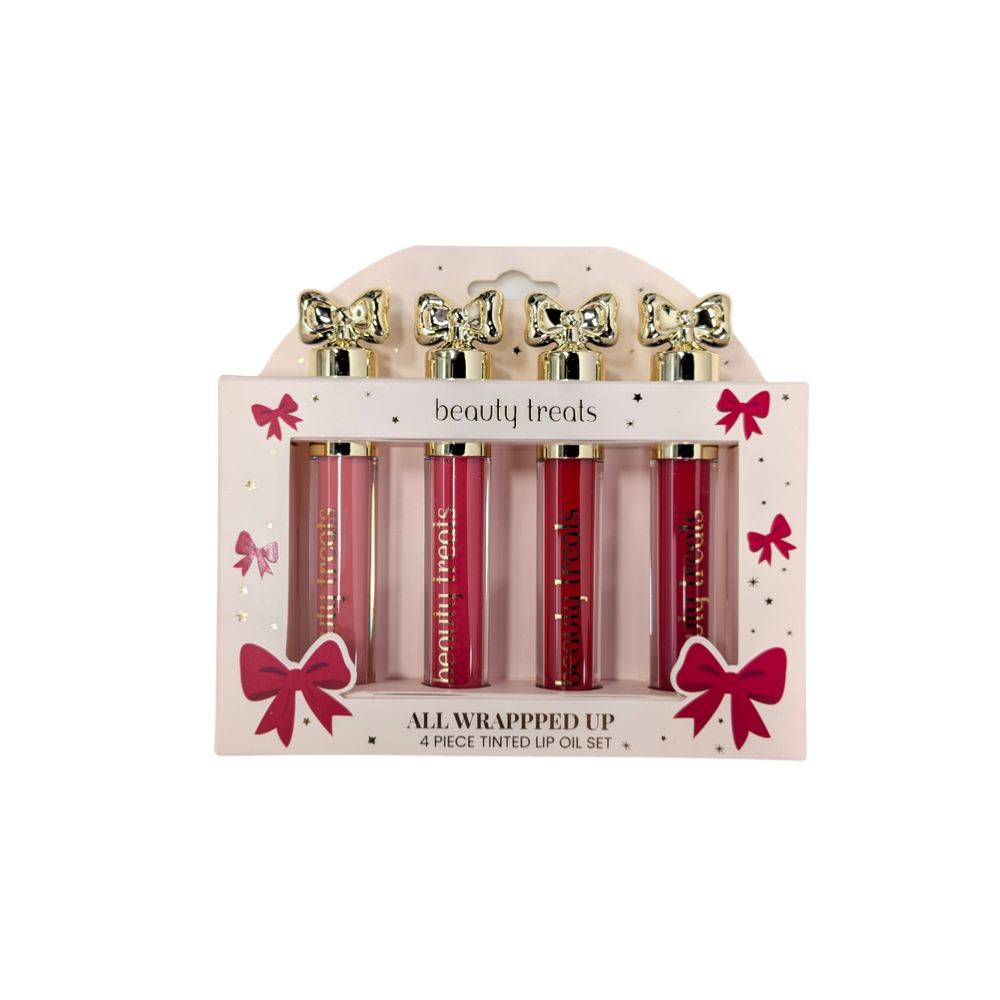 Glamour Us_Beauty Treats_Makeup_All Wrapped Up - 4 Tinted Lip Oil Set__536-D2 The best affordable Latina and Mexican makeup, beauty and cosmetics supply store in Chula Vista, San Diego