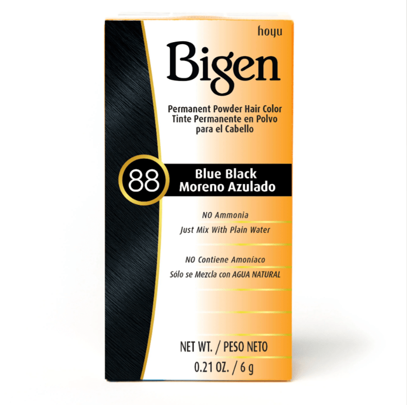 Glamour Us_Bigen_Hair_Permanent Powder Hair Color_Blue Black_88 The best affordable Latina and Mexican makeup, beauty and cosmetics supply store in Chula Vista, San Diego