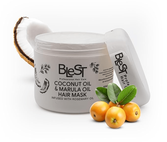 Glamour Us_BLEST_Hair_Coconut Oil &amp; Marula Oil Hair Mask__BH700 The best affordable Latina and Mexican makeup, beauty and cosmetics supply store in Chula Vista, San Diego