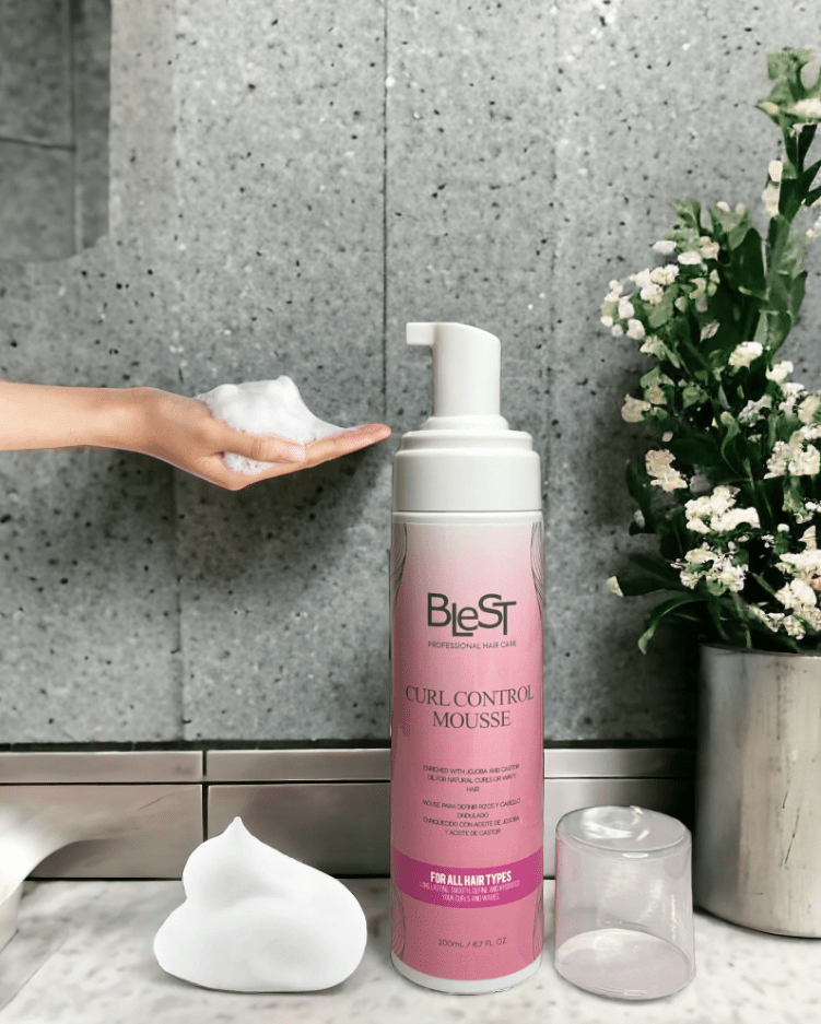 Glamour Us_BLEST_Hair_Curl Control Mousse__HM - 790 The best affordable Latina and Mexican makeup, beauty and cosmetics supply store in Chula Vista, San Diego