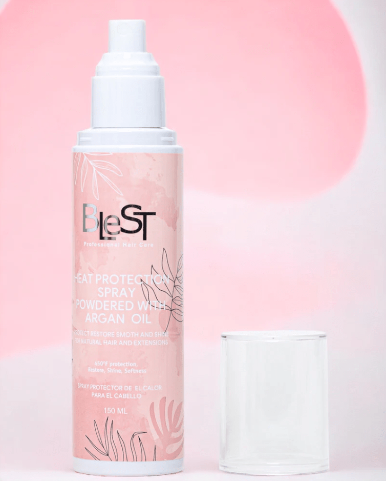 Glamour Us_BLEST_Hair_Heat Protection Spray Powdered with Argan Oil__BH707 The best affordable Latina and Mexican makeup, beauty and cosmetics supply store in Chula Vista, San Diego