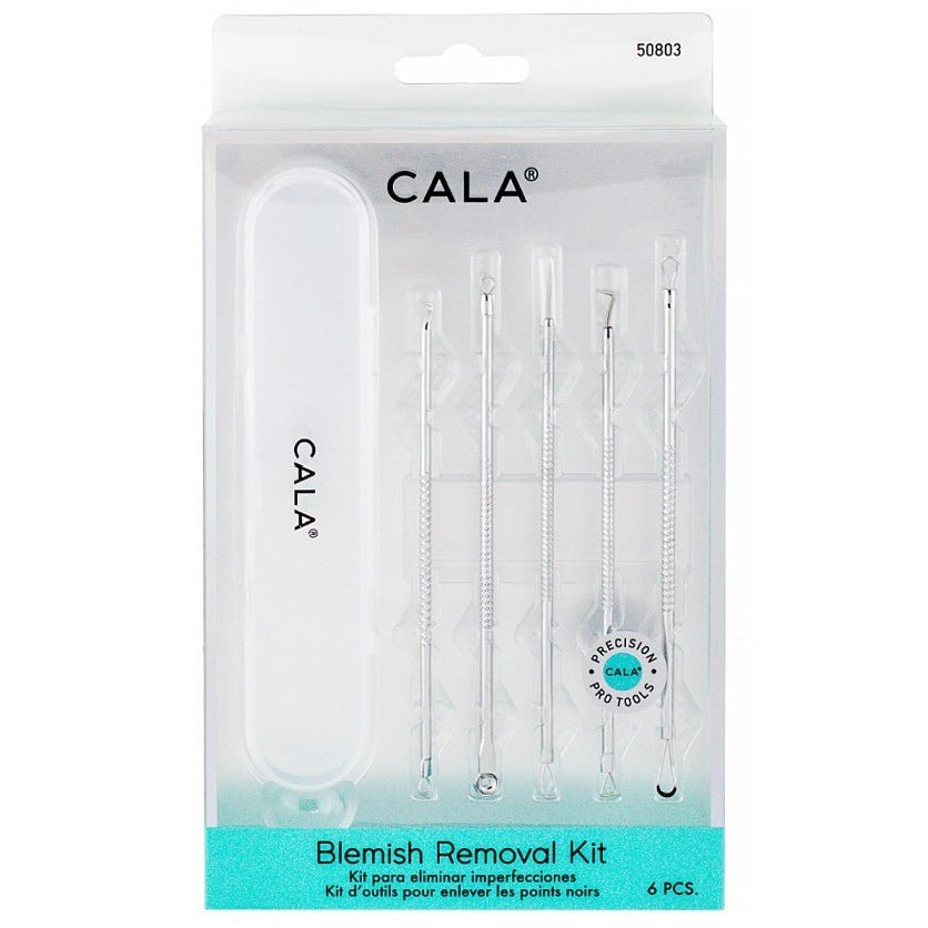Glamour Us_CALA_Tools &amp; Brushes_Acne Blemish Remover 6 - piece Kit with Case__50803 The best affordable Latina and Mexican makeup, beauty and cosmetics supply store in Chula Vista, San Diego