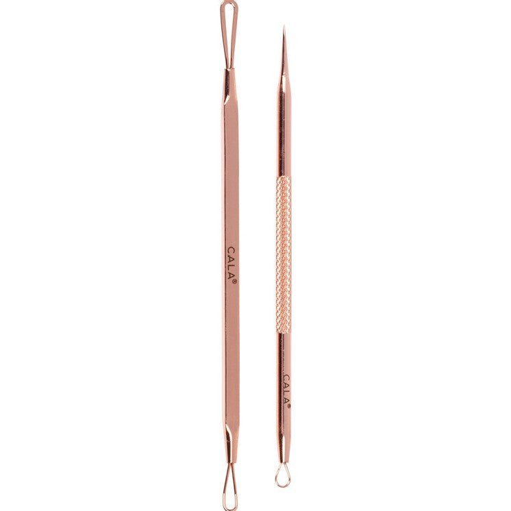Glamour Us_CALA_Tools &amp; Brushes_Dual End Acne Blemish Rescue Extractor Kit in Rose Gold__50941 The best affordable Latina and Mexican makeup, beauty and cosmetics supply store in Chula Vista, San Diego
