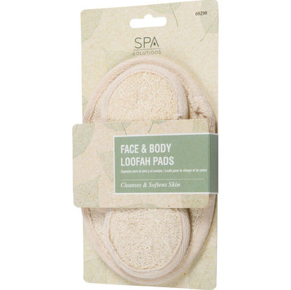 Glamour Us_CALA_Personal Care_Face and Body Loofah Pads 3 - piece Set__69298 The best affordable Latina and Mexican makeup, beauty and cosmetics supply store in Chula Vista, San Diego