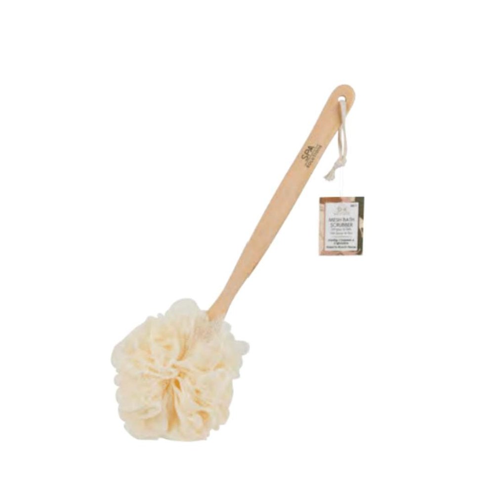 Glamour Us_CALA_Personal Care_Mesh Bath Scrubber with Handle__69517 The best affordable Latina and Mexican makeup, beauty and cosmetics supply store in Chula Vista, San Diego