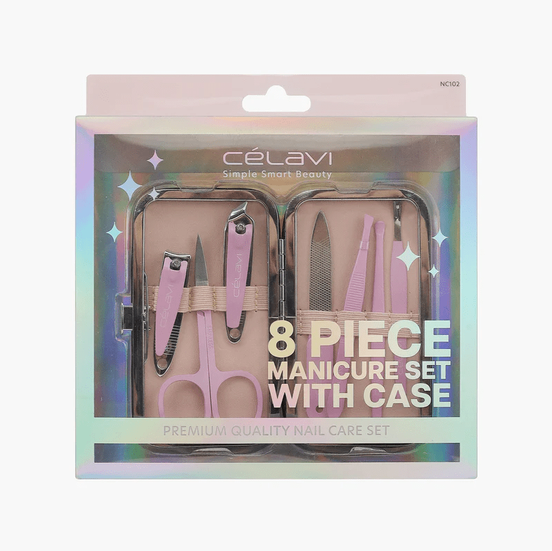 Glamour Us_Celavi_Tools &amp; Brushes_8PC Manicure Set__NC102 The best affordable Latina and Mexican makeup, beauty and cosmetics supply store in Chula Vista, San Diego