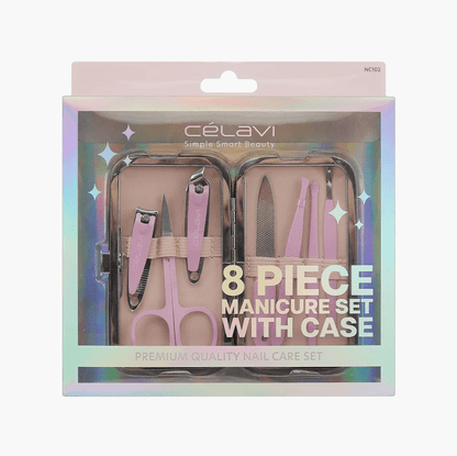 Glamour Us_Celavi_Tools &amp; Brushes_8PC Manicure Set__NC102 The best affordable Latina and Mexican makeup, beauty and cosmetics supply store in Chula Vista, San Diego