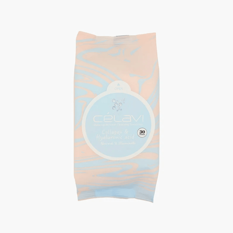 Glamour Us_Celavi_Skincare_Make-up Remover Cleansing Towelettes_Collagen &amp; Hyaluronic Acid_MT024 The best affordable Latina and Mexican makeup, beauty and cosmetics supply store in Chula Vista, San Diego