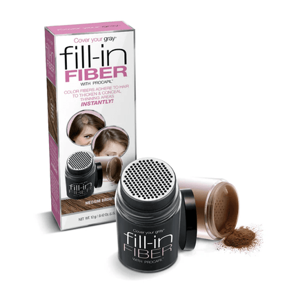 Glamour Us_Cover Your Gray_Hair_Cover Your Gray Pro Fill - In Fibers with Procapil_Medium Brown_0292IG The best affordable Latina and Mexican makeup, beauty and cosmetics supply store in Chula Vista, San Diego