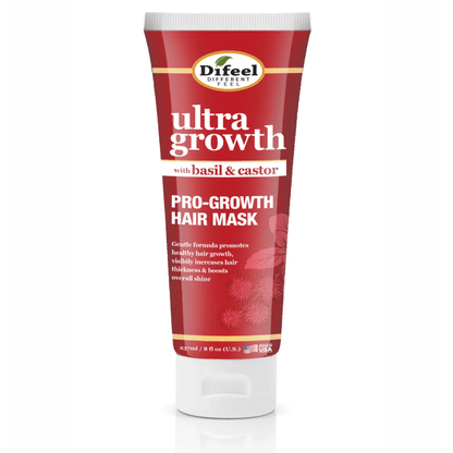 Glamour Us_Difeel_Hair_Ultra Growth Basil &amp; Castor Oil Pro Growth Hair Mask__SU34-GRO80 The best affordable Latina and Mexican makeup, beauty and cosmetics supply store in Chula Vista, San Diego