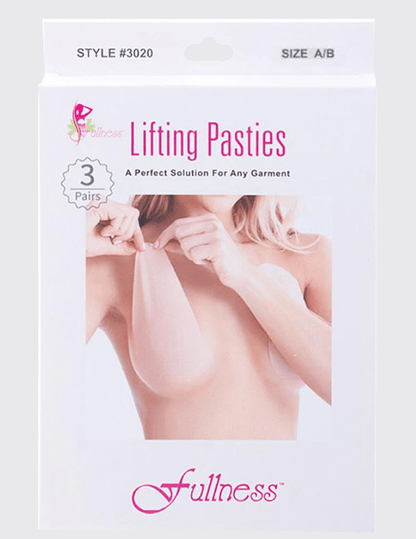 Glamour Us_Fullness_Bras_Lifting Pasties 3 Pairs_A/B Black_3020