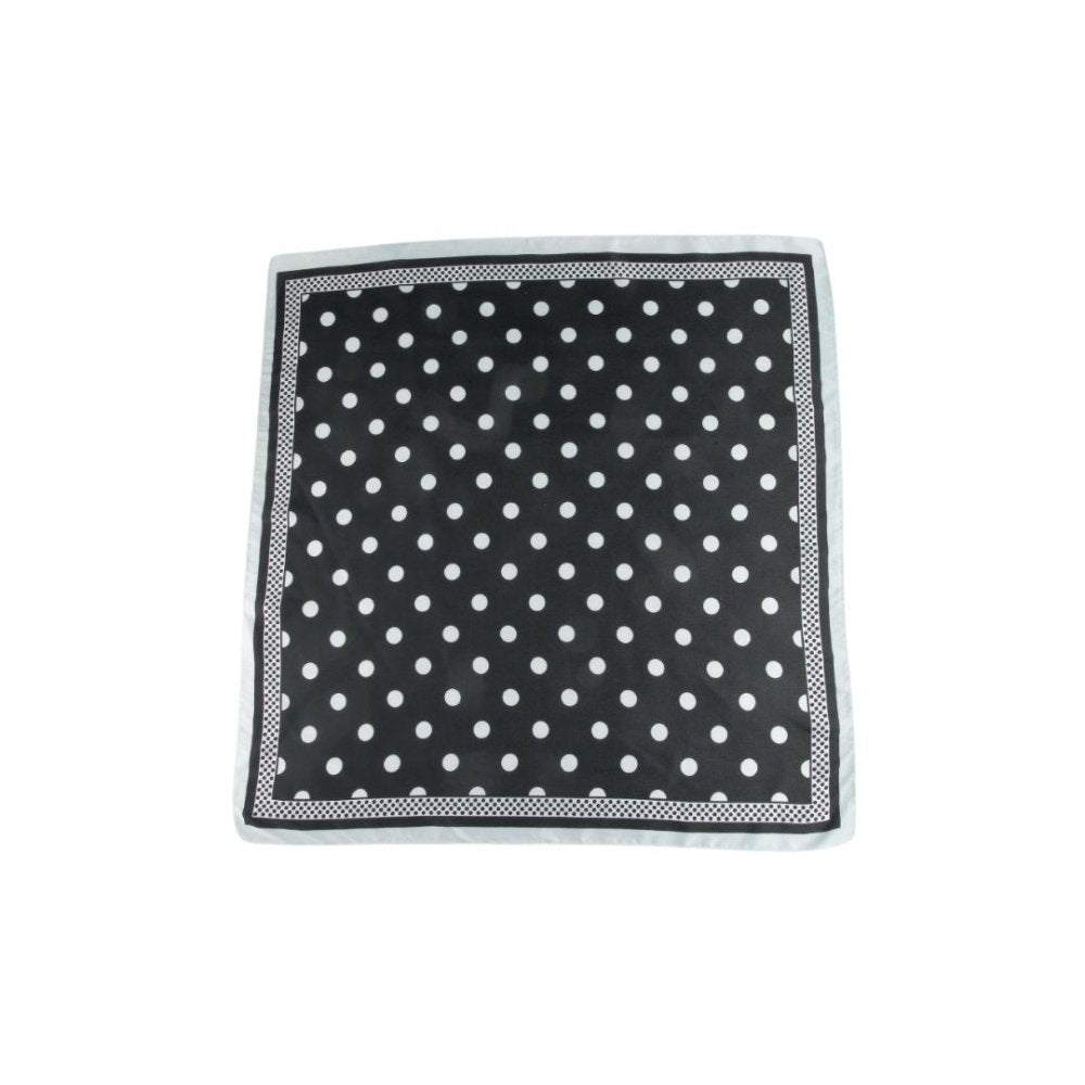 Glamour Us_Glamour Us_Accessories_Satin Dotted Bandana Head Scarf_Black_ The best affordable Latina and Mexican makeup, beauty and cosmetics supply store in Chula Vista, San Diego