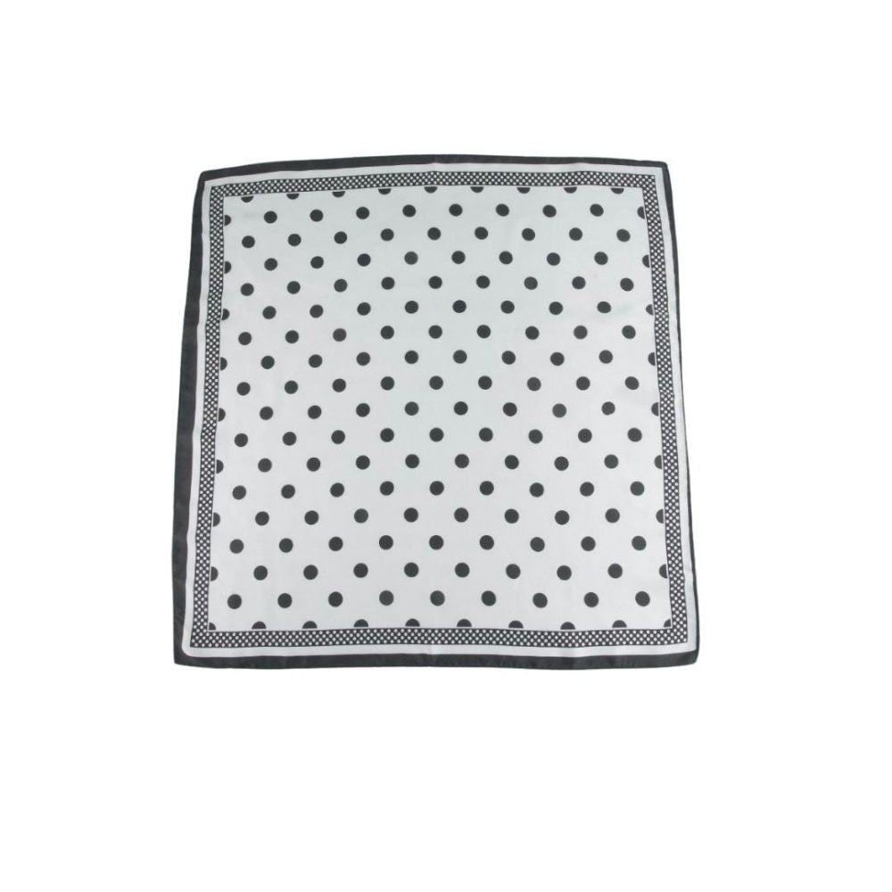 Glamour Us_Glamour Us_Accessories_Satin Dotted Bandana Head Scarf_White_ The best affordable Latina and Mexican makeup, beauty and cosmetics supply store in Chula Vista, San Diego