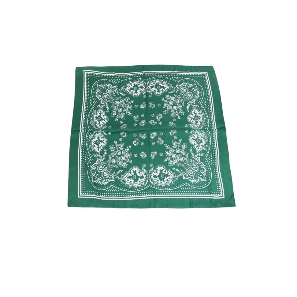 Glamour Us_Glamour Us_Accessories_Satin Paisley Bandana Head Scarf_Green_MMS7902-BK-4 The best affordable Latina and Mexican makeup, beauty and cosmetics supply store in Chula Vista, San Diego