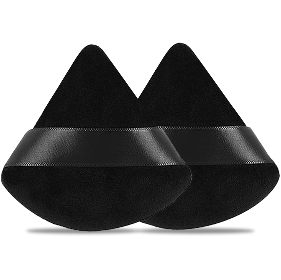 Glamour Us_Glamour Us_Tools &amp; Brushes_Triangle Powder Puffs 2 Pieces_Black_5155BL The best affordable Latina and Mexican makeup, beauty and cosmetics supply store in Chula Vista, San Diego