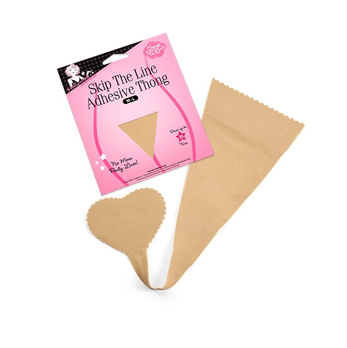 Glamour Us_Hollywood Fashion Secrets_Panties_Skip The Line Adhesive Thong_M - L_66714